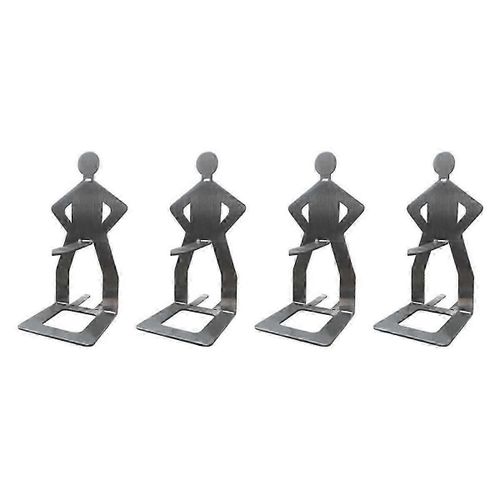 4pcs drôle BBQ accessoires Hot Dog saucisse support support Portable barbecue rack en acier inoxydable Roas