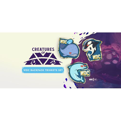 Creatures Of Ava: Wdc Charity Backpack Trinkets Set