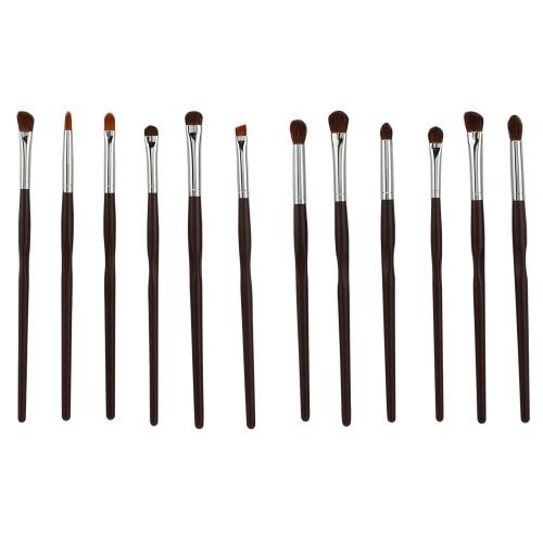 Ensemble De 12 Pinceaux De Maquillage, Pinceaux Pour Fard A Paupieres, Pinceaux Anti-Cernes, Kit De Pinceaux Cosmetiques 