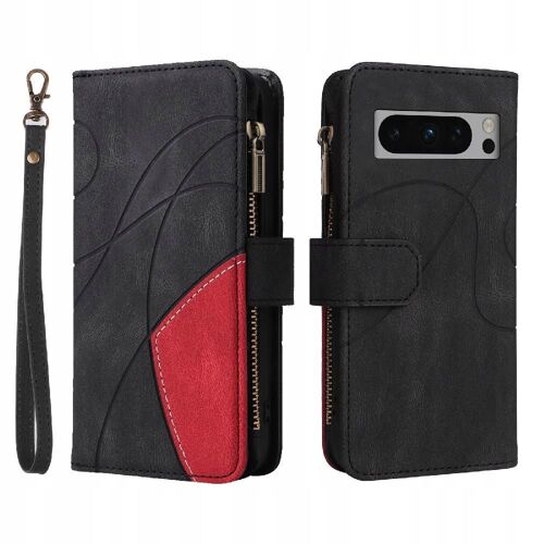 Étui Google Pixel 8 Pro Avec Béquille, Porte-Cartes Et Coutures De Protection