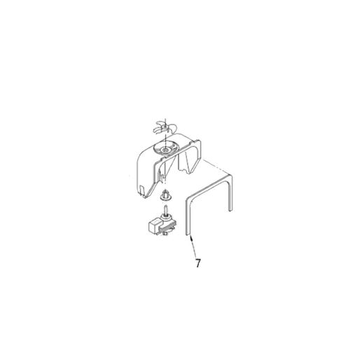 Joint repère 7 d'origine Réfrigérateur congélateur (C00313555 C00195206 IKEA ELECTROLUX SCHOLTES KITCHENAID IKEA WHIRLPOOL IGNIS WHIRLPOOL IKEA ARISTON HOTPOINT BAUKNECHT)