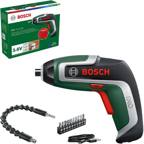 Visseuse sans fil compacte Bosch IXO 7 - Flexi Set (06039E000A)