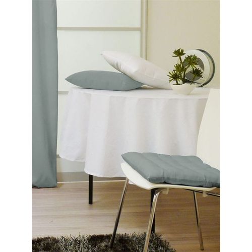 Nappe Anti-Tâches Ronde 180 Cm Alix Blanc, Par Soleil D'ocre