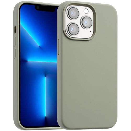 Accezz Coque Liquid Silicone avec MagSafe iPhone 13 Pro Cooper Green