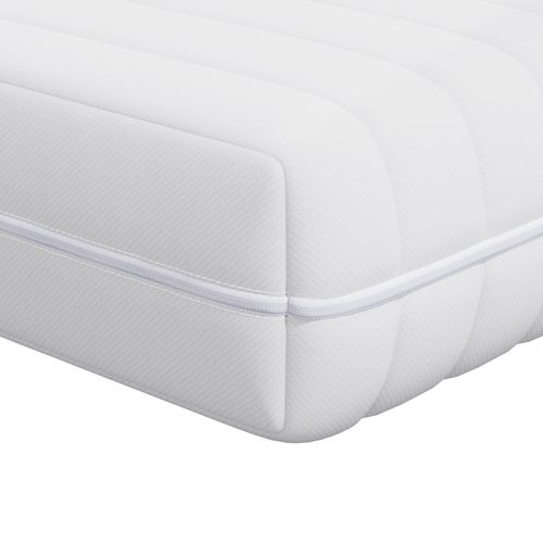 vidaXL Matelas Blanc 90 x 190 cm Tissu 100% polyester