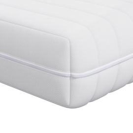 vidaXL Matelas Blanc 70 x 200 cm Tissu 100% polyester
