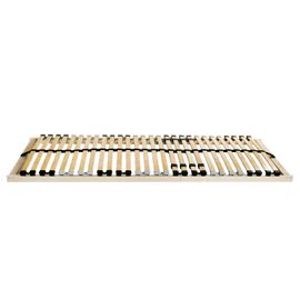 vidaXL Sommier à lattes Marron 140 x 190 cm Bois