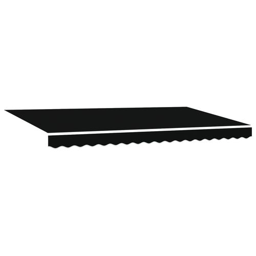 Vidaxl Auvent Rétractable Noir Et Anthracite