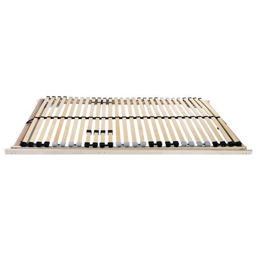 Vidaxl Sommier À Lattes Marron, Noir Et Gris 140 X 190 Cm