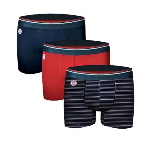 Boxer Homme John Frank Confort Et Qualité En Coton Premium Pack De 3 Boxers Jf3bm09