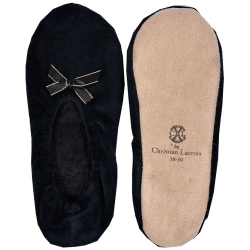 Pantoufles Femme Christian Lacroix Confort Premium Ballerine 1186 Noir