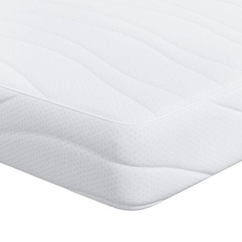vidaXL Matelas Blanc 90 x 190 cm Tissu 100% polyester