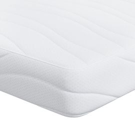 vidaXL Matelas Blanc 70 x 200 cm Tissu 100% polyester