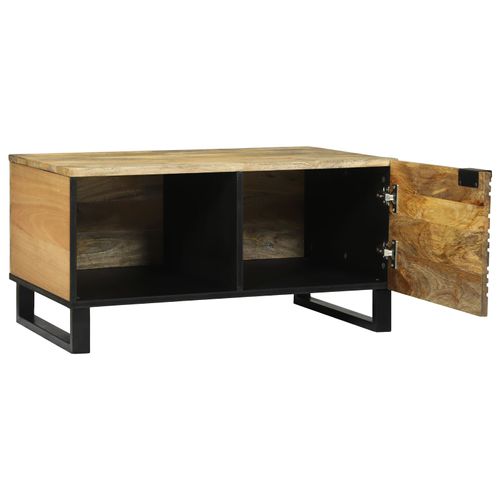 Vidaxl Tables Basses Marron 80 X 50 X 40 Cm Bois De Manguier Massif