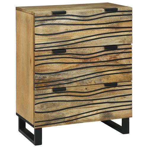 Vidaxl Sous-Console 60x33.5x75 Cm Bois Massif De Manguier