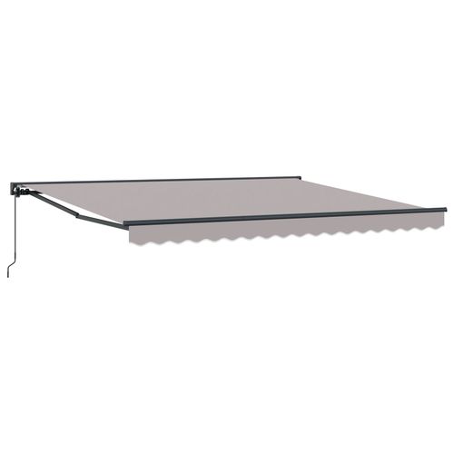 Vidaxl Auvent Rétractable Gris Clair 400x300 Cm