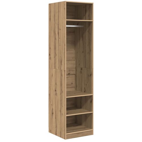 Vidaxl Armoire Chêne Artisanal 50 X 50 X 200 Cm Bois D'ingénierie