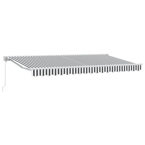 Vidaxl Auvent Rétractable Anthracite Et Blanc 400x200 Cm