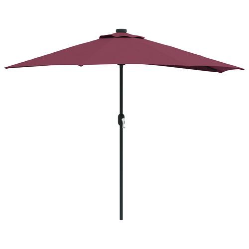 Vidaxl Parasol De Jardin Rouge Bordeaux 294 X 150 X 224 Cm Tissu