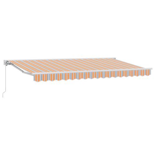 Vidaxl Auvent Rétractable Bleu Marine 400x200 Cm