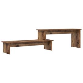Vidaxl Meuble Tv Bois Ancien 180 X 30 X 43 Cm Bois D'ingénierie