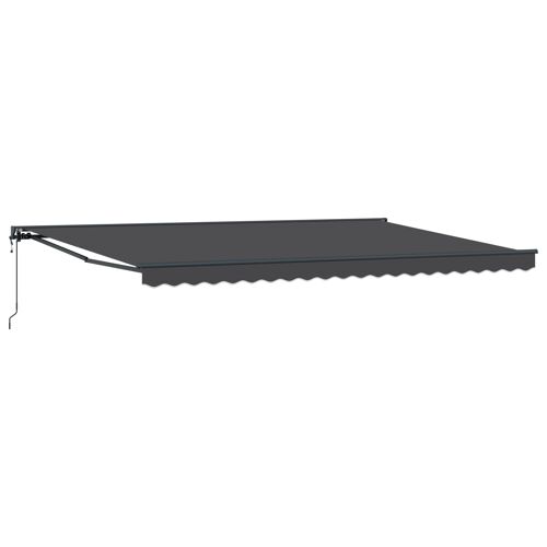 Vidaxl Auvent Rétractable Anthracite 500x300 Cm