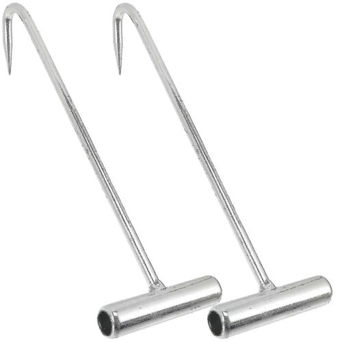 2 pcs Heavy Duty Plafond Crochets Trou d'homme Couvercle Porte Levage Crochet Drain Grille Crochet Crochet Crochet Crochet Pratique Outil De Levage