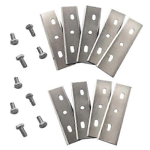 9Pcs Compatible Pour AL-KO Robolinho 500 / 700 / 1150 / 1200 / 2000 Lames de tondeuse à gazon Pièce de coupe en acier inoxydable