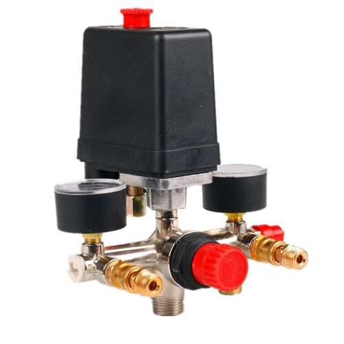 90-120psi Compresseur D'air Collecteur Régulateur Manomètres Pression Interrupteur Durable