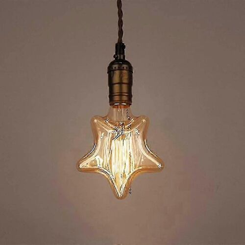 Lampe Edison Rétro Incandescente E27 En Forme D'étoile (2700k Blanc Chaud) Hy