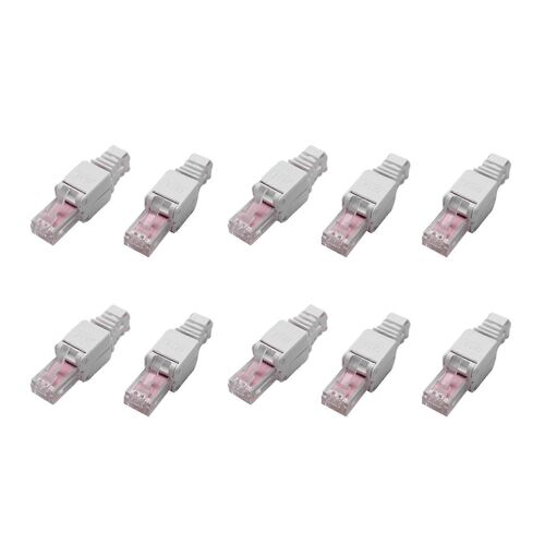 10 x connecteurs réseau RJ45 CAT6 LAN UTP sans outil Installation Cat5 Cat7