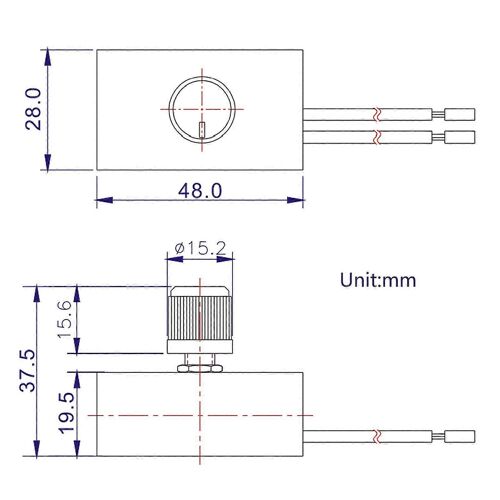 120v / 240vac 300w lampe gradateur rotatif interrupteurs marche-arrêt led interrupteur de gradation en continu