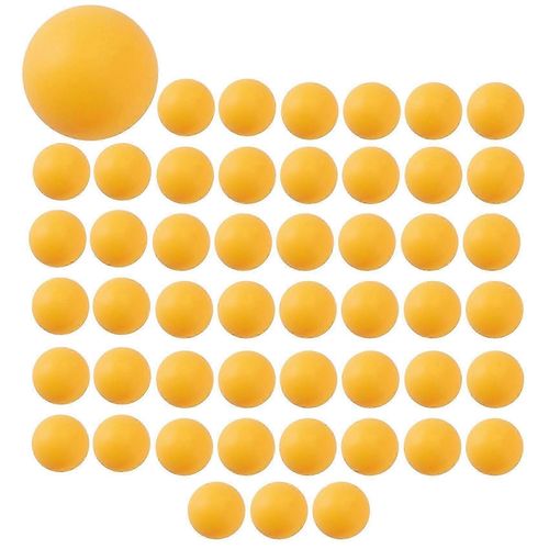 Paquet De 50 Balles De Ping-Pong De Qualité Supérieure Balle De Table D'entraînement Avancé Balles Légères Et Durables Sans Couture Ou