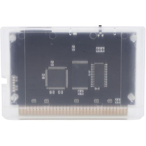 Vidéo Casseta du Jeu,Stable PERFORME Retro Game Portable 3000 en 1 Multifonction avec Une Carte Mémoire de 8 Go pour Les Accessoires de Jeux (Noir Transparent) (Blanc Transparent)