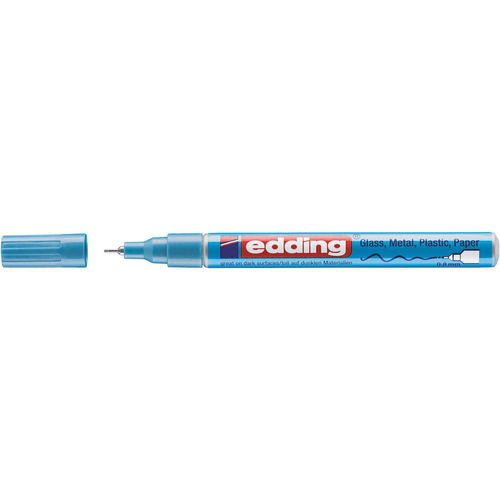 Edding Marqueur Peinture Brillante 780 Bleu Clair Métallisé 0,8 Mm