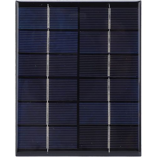 Aer-Mini Panneau Solaire, 2w 6v Chargeur D'énergie Solaire À Économie D'énergie Silicium Monocristallin Pour Téléphone Portable Pour Lumière Led