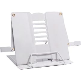 Support Livre,Porte Livre,Pupitre De Lecture,Support De Livre De Cuisine Plié Réglable Pour La Cuisine,Lécole Et Le Bureau,Repose Lecture Pour Enfants,Blanc