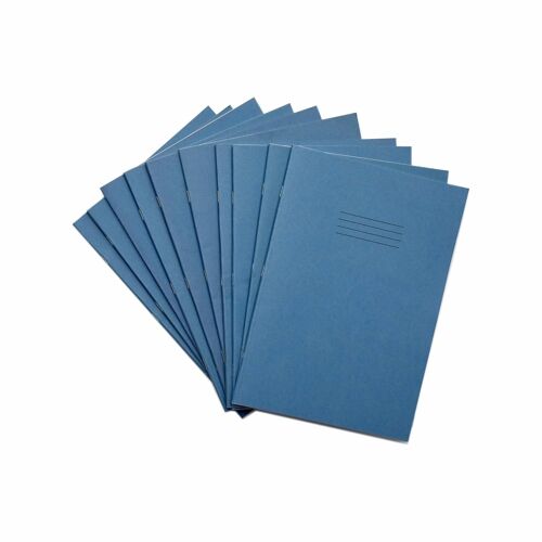 A4 10 Mm D'exercice 48 Pages À Carreaux Bleu Clair Lot De 10)