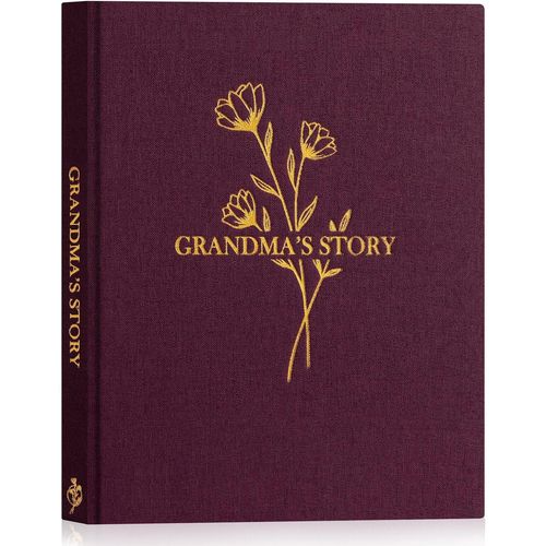 Mamie Raconte Moi Ton Histoire,Grand-Mère Livre D'histoire De La Vie Avec 260+ Questions,Journal Intime Mémé Grandma Life Story Souvenirs,Fête Des Mères Anniversaire Cadeau,Violet,Anglais