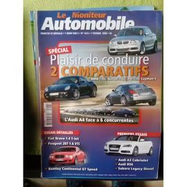 Le Moniteur 1413 De 2008 Audi A3 Cab,Rs6,Subaru Legacy Boxer Diesel,Bmw 135i,Nissan 350z,Porsche Cayman S,Peugeot 207 1.6 Vti 16v,Fiat Bravo 1.4t Jet 120 Et 150,Bentley Continental Gt Speed,Alfa 159 1