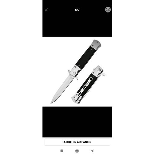 Couteau Pliant Ouverture Une Main