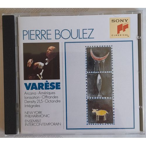 Edgar Varese Direction Pierre Boulez - New York Philharmonic- Ensemble Intercontemporain.