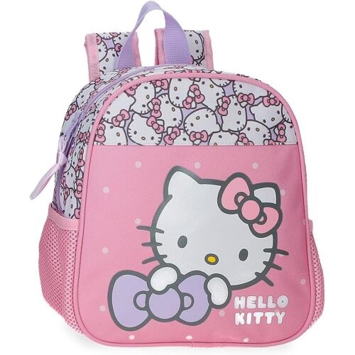 My Favourite Bow,Sac à Dos Scolaire pour Enfant,Rose,Bretelles Larges et Réglables,Fabriqué en Polyester,Joumma Bags,pour Crèche