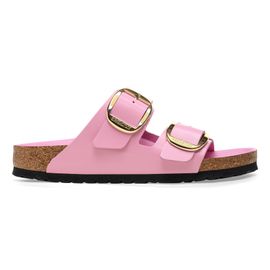 Mules Birkenstock Arizona Big Buckle Natural Leather Patent