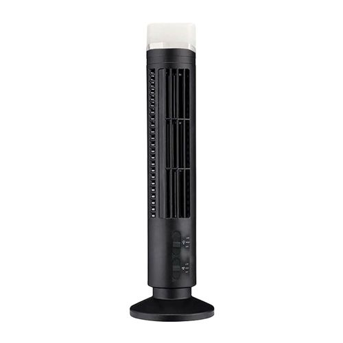 Ventilateur Tour LED Sans Lame 2 Vitesses – Refroidisseur d’Air Portable Silencieux pour Salon et Chambre