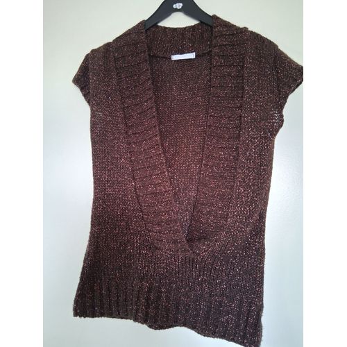 Débardeur "Promod" Marron Pailleté "T-M"