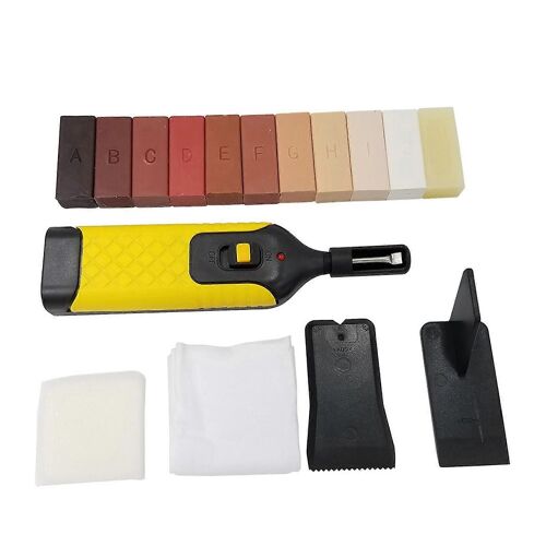 Stylo chauffant électrique professionnel Outils de réparation efficaces largement utilisés Kit de réparation de plancher en bois compatible avec Floor Qinhai