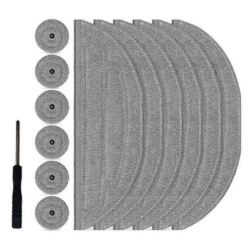 Tampons de vadrouille pour S8 MaxV Ultra / S8 Max Ultra Robot Aspirateur Laveur Recharges Chiffon