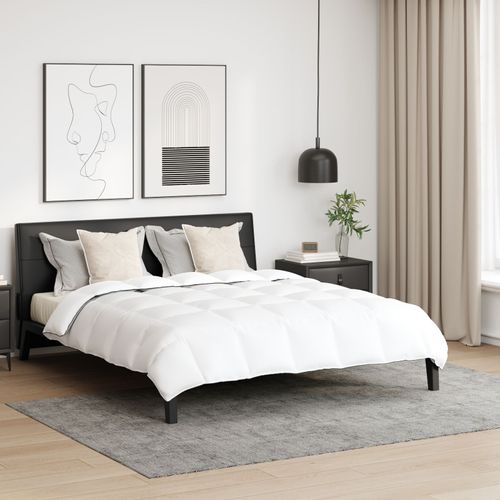 Ensemble De Duvet D'hiver Avec Oreiller 3 Pcs Blanc 240 X 260 Cm