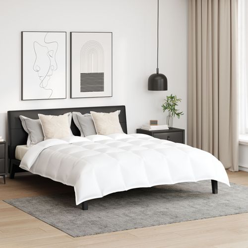 Ensemble De Duvet D'hiver Avec Oreiller 3 Pcs Blanc 240 X 200 Cm